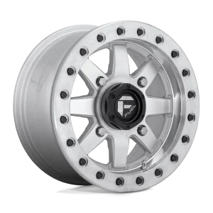 Fuel UTV – D937 MAVERICK BEADLOCK – Silver – 14″x7″ 38mm – Summer Wheels – D9371470A554